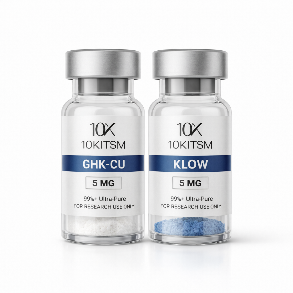 Aesthetic Glow Stack — GHK-Cu and KLOW research peptides Australia